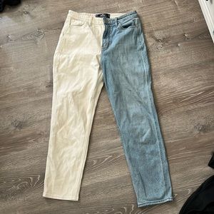 color block holister jeans size 27